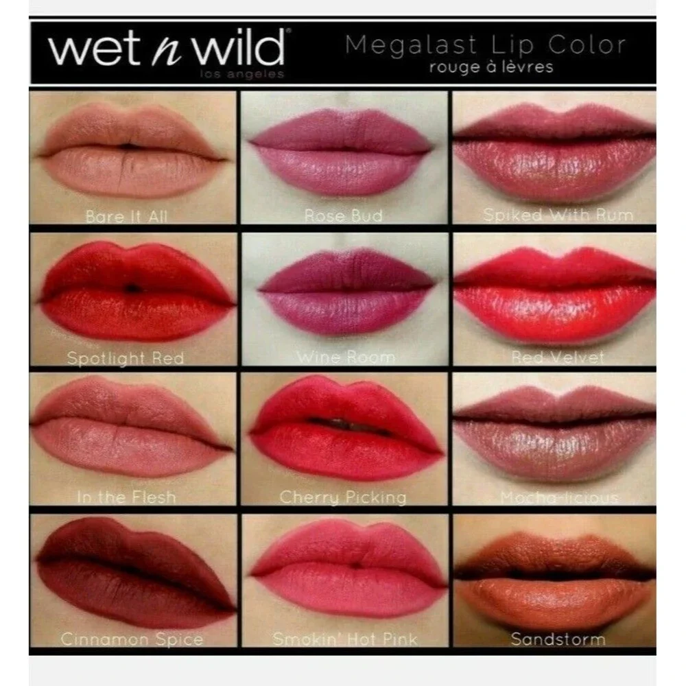 Wet n Wild MegaLast Lipstick Matte High Shine YOU CHOOSE